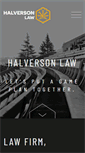 Mobile Screenshot of halversonlaw.com